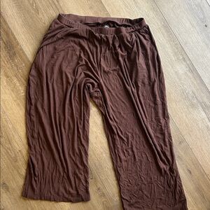 Brown Wide Leg Pants